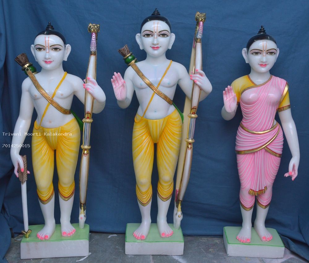 Colorful Ram Darbar Statue