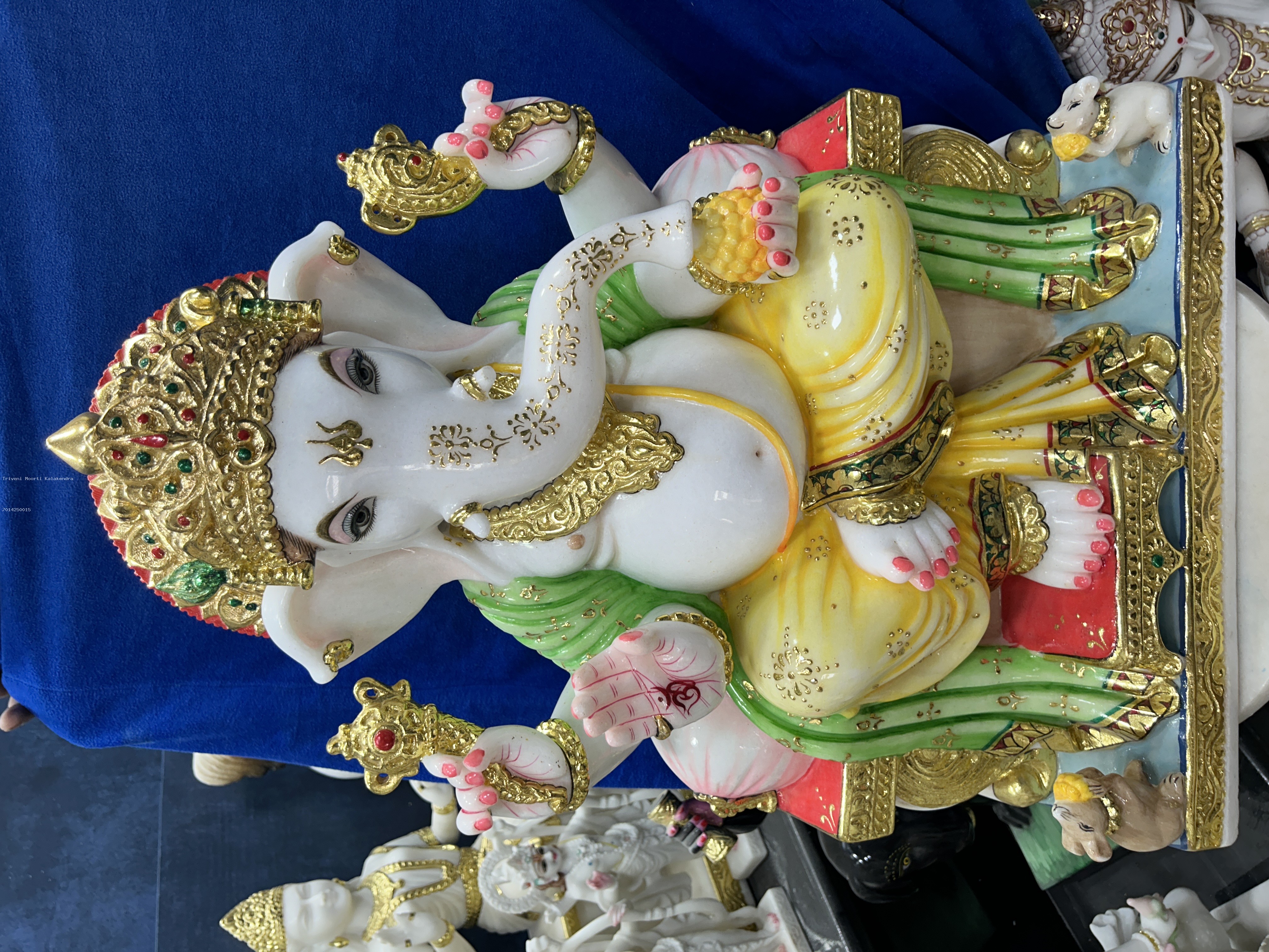 Colorful Seated Ganesh Statue thumbnail