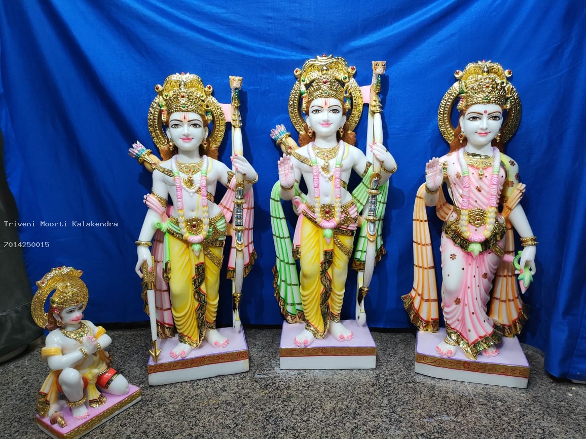 Ram Darbar with Hanuman Ji Statue thumbnail