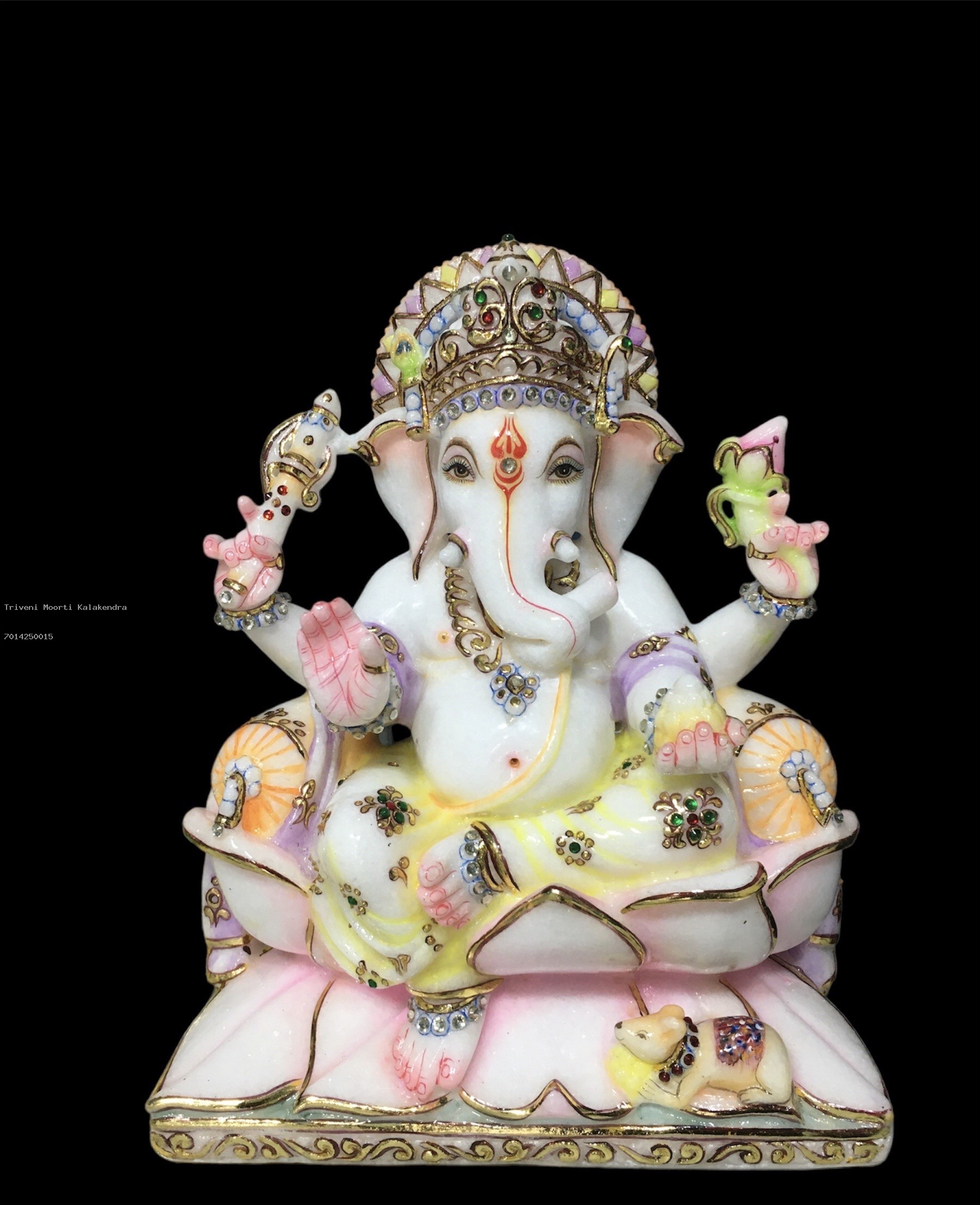 Decorative Multicolor Ganesh Statue thumbnail